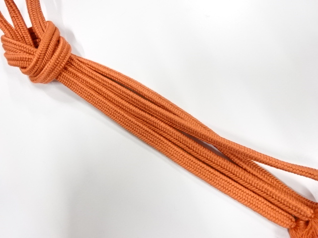 正絹　無形文化財　道明製　手組帯締め